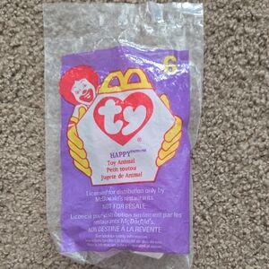 NWT McDonald's TY Beanie Baby Happy